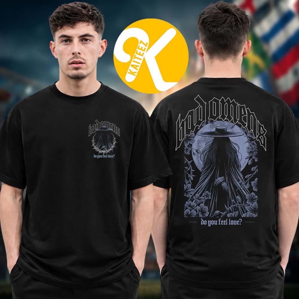 Bad Omens Merch Do You Feel Love World Tour 2026 European And UK Tour The Specter Two Sided Unisex T-Shirt Bad Omens Merch Do You Feel Love World Tour 2026 European And UK Tour The Specter Two Sided Unisex T-Shirt