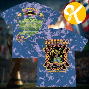 Bonnaroo Festival 2026 Merch In Manchester TN On June 11-14 2026 Interstellar Station Lineup Unisex T-Shirt