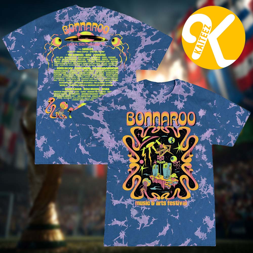 Bonnaroo Festival 2026 Merch In Manchester TN On June 11-14 2026 Interstellar Station Lineup Unisex T-Shirt Bonnaroo Festival 2026 Merch In Manchester TN On June 11-14 2026 Interstellar Station Lineup Unisex T-Shirt
