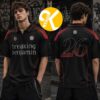My Chemical Romance MCR Anfield Liverpool Merch The Black Parade Tour 2026 DRAAG Black Soccer Jersey