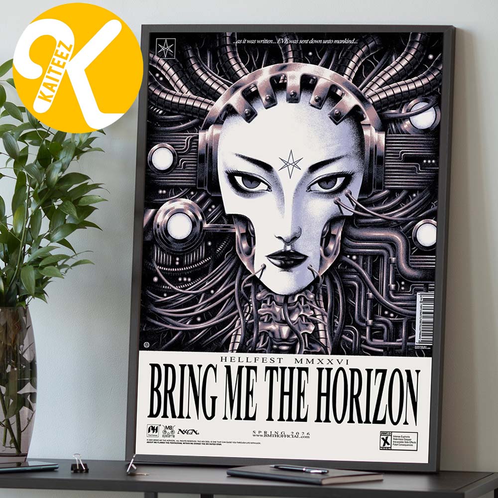 Bring Me The Horizon Hellfest 2026 Event Poster In Clisson France On June 18-21 2026 Home Decor Poster Canvas Bring Me The Horizon Hellfest 2026 Event Poster In Clisson France On June 18-21 2026 Home Decor Poster Canvas