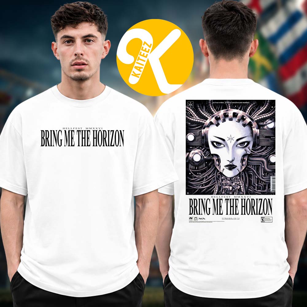 Bring Me The Horizon Hellfest 2026 Event Poster In Clisson France On June 18-21 2026 Two Sided Unisex T-Shirt Bring Me The Horizon Hellfest 2026 Event Poster In Clisson France On June 18-21 2026 Two Sided Unisex T-Shirt