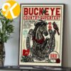 Buckeye Country Superfest 2026 Event Poster At Ohio Stadium In Columbus OH On June 13 2026 Art By Garrettt Morlan Home Decor Poster Canvas