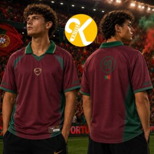 Cactus Jack X Nike Total 90 World Cup Portugal Retro Soccer Jersey