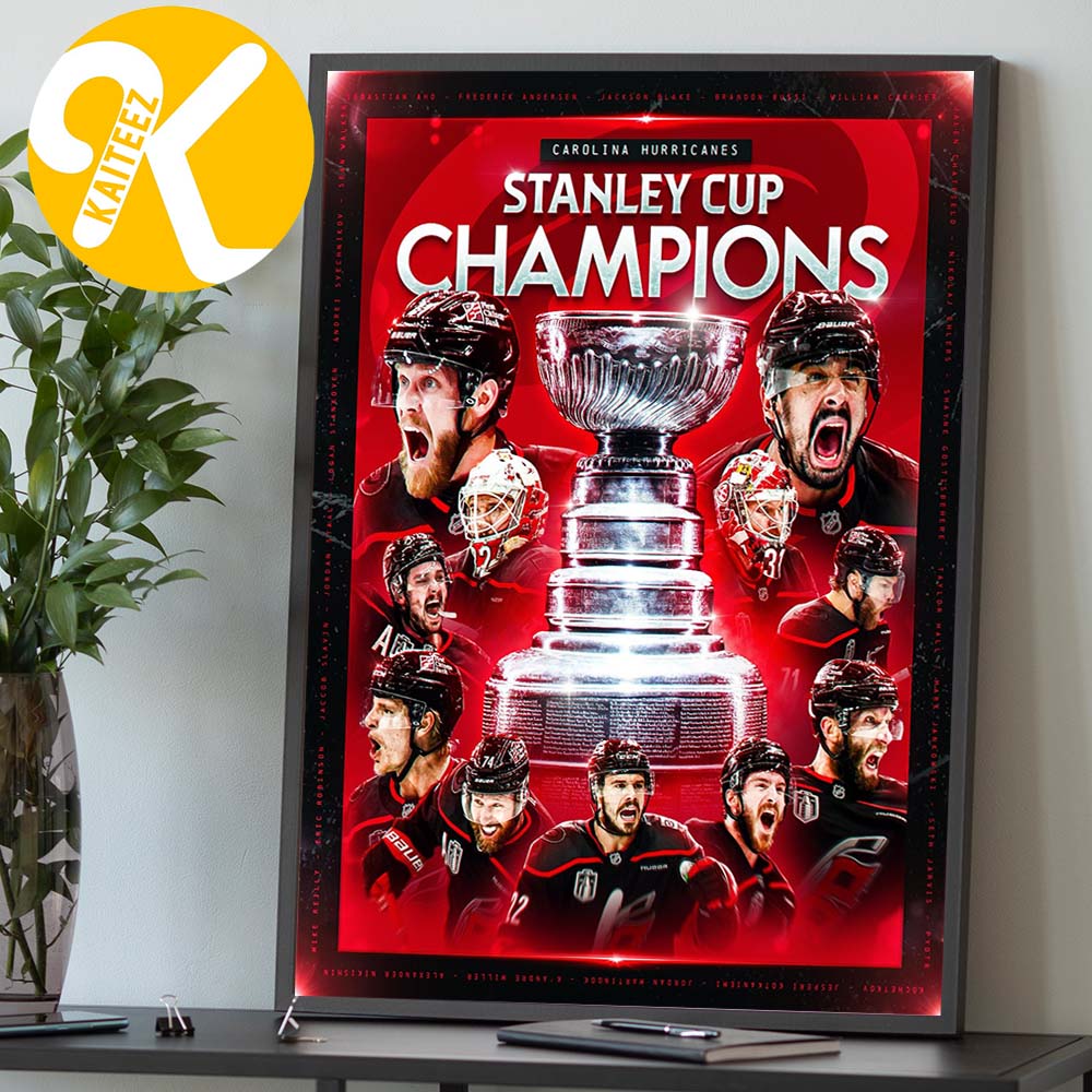 Carolina Hurricanes Are Your Stanley Cup Champions 2026 Home Decor Poster Canvas Carolina Hurricanes Are Your Stanley Cup Champions 2026 Home Decor Poster Canvas
