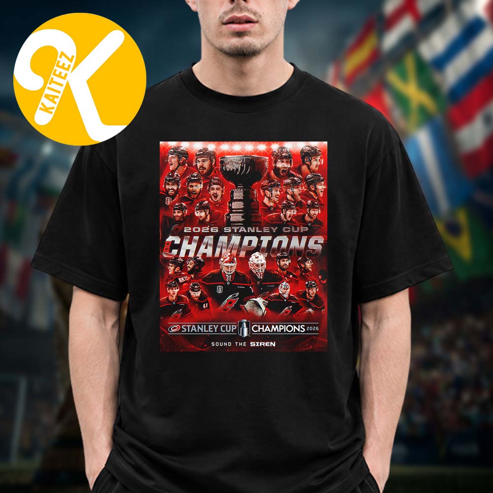 Celebrates Carolina Hurricanes Are Your Stanley Cup Champions 2026 Unisex T-Shirt Celebrates Carolina Hurricanes Are Your Stanley Cup Champions 2026 Unisex T-Shirt