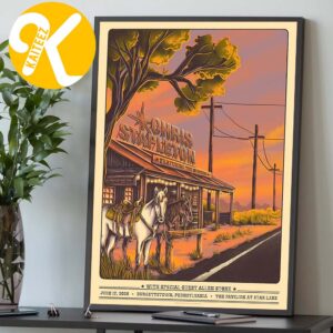 Chris Stapleton Poster Show The Pavilion At Star Lake In Burgettstown Pennsylvania On June 17 2026 Home Decor Poster Canvas