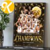 New York Knicks Are NBA Champions 2025 2026 For The First Time In 53 Years Home Decor Poster Canvas