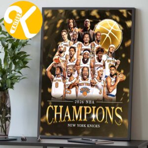 Congrats New York Knicks Are Your NBA Champions 2025 2026 For The First Time In 53 Years Home Decor Poster Canvas