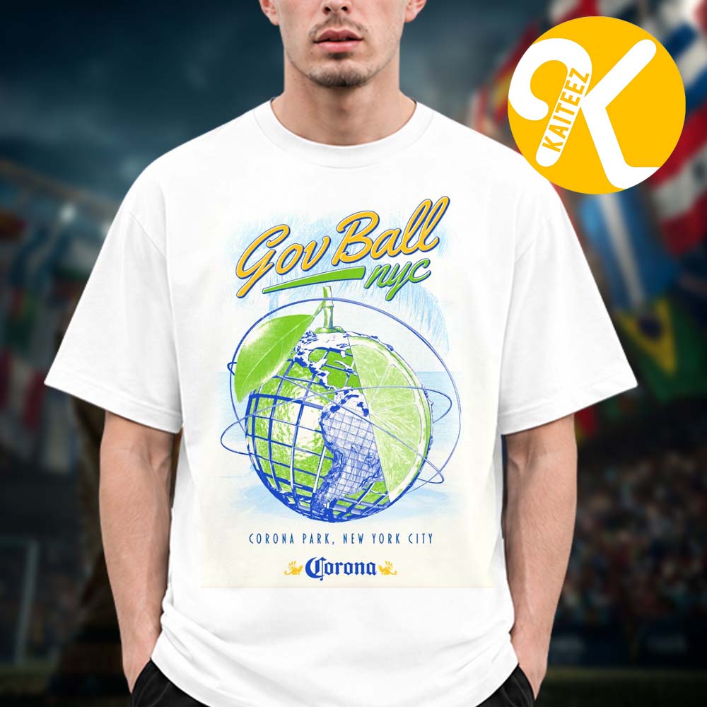 Corona x Gov Ball The Governors Ball Festival 2026 In New York City On June 5-7 2026 Unisphere Lime Unisex T-Shirt Corona x Gov Ball The Governors Ball Festival 2026 In New York City On June 5-7 2026 Unisphere Lime Unisex T-Shirt
