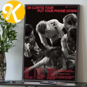 Cortis Put Your Phone Down Tour 2026 Schedule Home Decor Poster Canvas