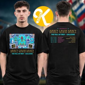 Dance Gavin Dance Australia Tour 2026 Tour Dates Two Sidd Unisex T-Shirt