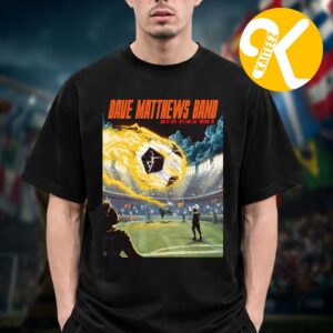 Dave Matthews Band Poster Show At Jiffy Lube Live In Bristow VA On June 13 2026 Unisex T-Shirt