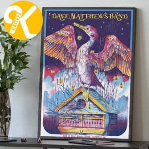 Dave Matthews Band Poster Show At Xfinity Center In Mansfield MA On June 12 2026 Home Decor Poster Canvas