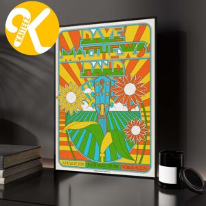 Dave Matthews Band Poster Two Night At Ruoff Music Center In Noblesville IN On June 26 27 2026 Home Decor Poster Canvas