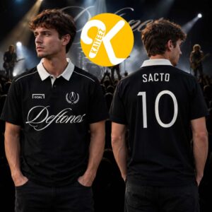 Deftones x GOAL x Los Jaguares Black Soccer Jersey
