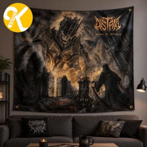 Distant Aeons Of Oblivion Anniversary Merch Wall Flag Tapestry