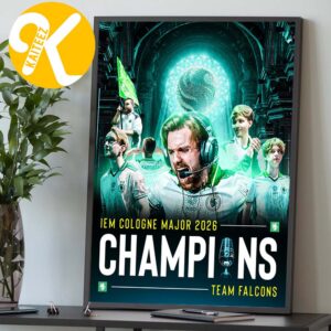 Falcons Is The IEM Cologne Major 2026 Champions First Major For Niko Home Decor Poster Canvas