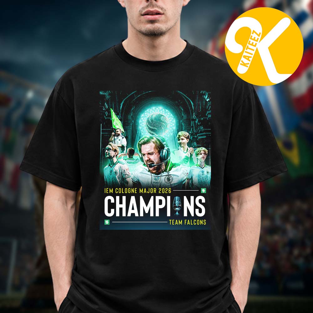 Falcons Is The IEM Cologne Major 2026 Champions First Major For Niko Unisex T-Shirt Falcons Is The IEM Cologne Major 2026 Champions First Major For Niko Unisex T-Shirt
