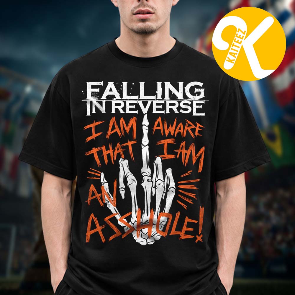 Falling In Reverse Merch Asshole Unisex T-Shirt Falling In Reverse Merch Asshole Unisex T-Shirt