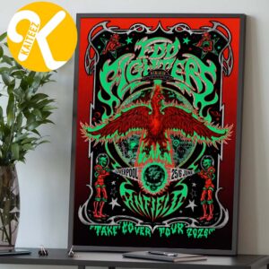 Foo Fighters Event Poster Night 1 At Anfield Stadium In Liverpool UK On June 25 2026 Home Decor Poster Canvas