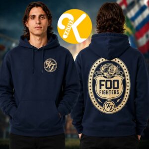 Foo Fighters Merch Take Cover Tour 2026 Cresy Logo Two Sided Hoodie Shirt