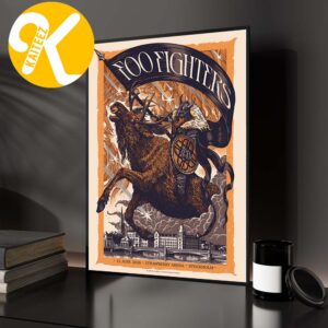 Foo Fighters Poster Show At Strawberry Arena In Stockholm SE On June 12 2026 Home Decor Poster Canvas