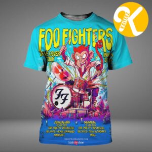 Foo Fighters Take Cover Tour India 2027 Tour Dates All Over Print Shirt