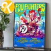 Foo Fighters Poster Show At PGE Narodowy In Warsaw Poland On June 15 2026 Home Decor Poster Canvas