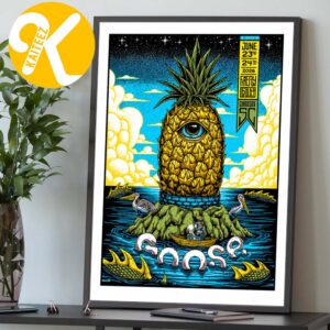 Goose The Band Event Poster At Firefly Distillery In Charleston SC On June 23 24 2026 Home Decor Poster Canvas