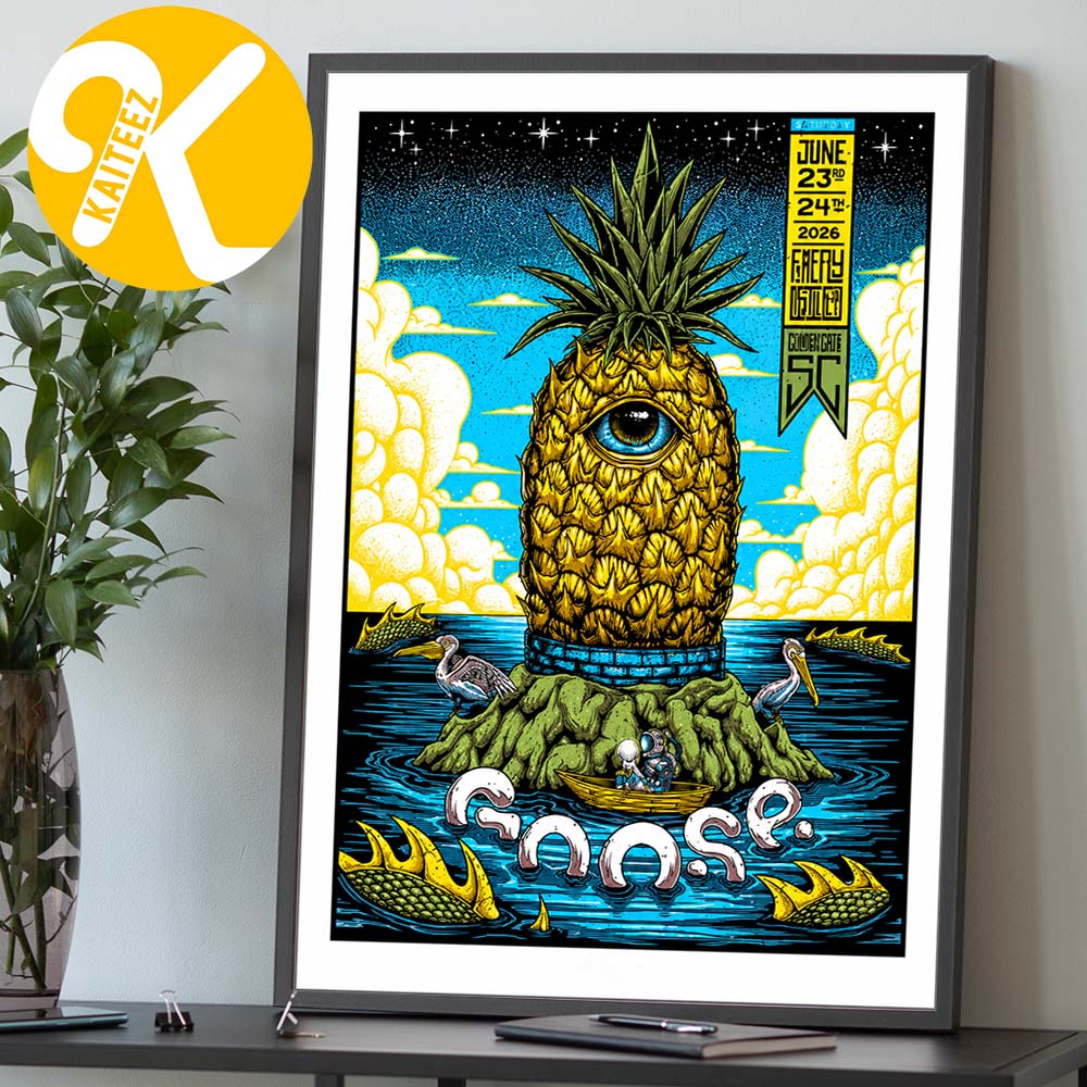 Goose The Band Event Poster At Firefly Distillery In Charleston SC On June 23 24 2026 Home Decor Poster Canvas Goose The Band Event Poster At Firefly Distillery In Charleston SC On June 23 24 2026 Home Decor Poster Canvas