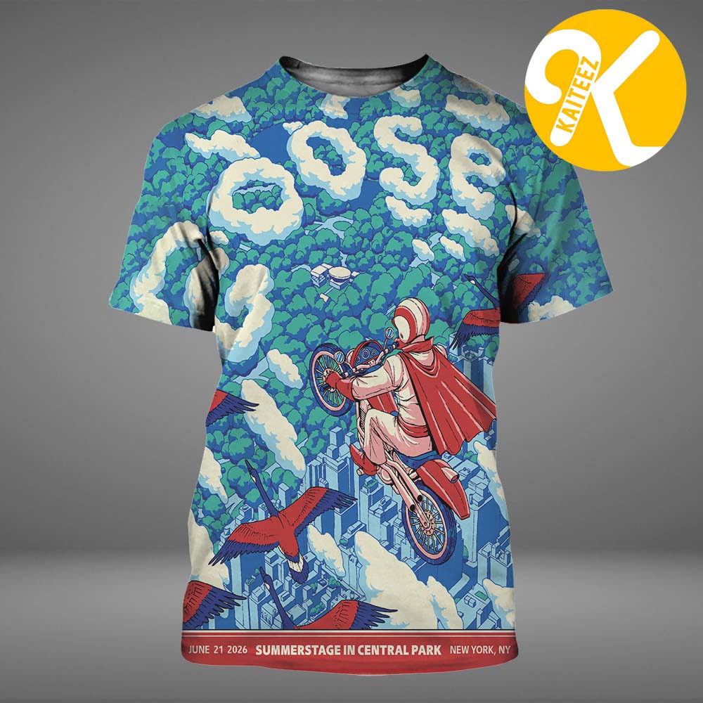 Goose The Band Summerstage In Central Park In New York NY On June 21 2026 All Over Print Shirt Goose The Band Summerstage In Central Park In New York NY On June 21 2026 All Over Print Shirt