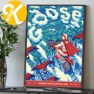 Goose The Band Summerstage In Central Park In New York NY On June 21 2026 Home Decor Poster Canvas