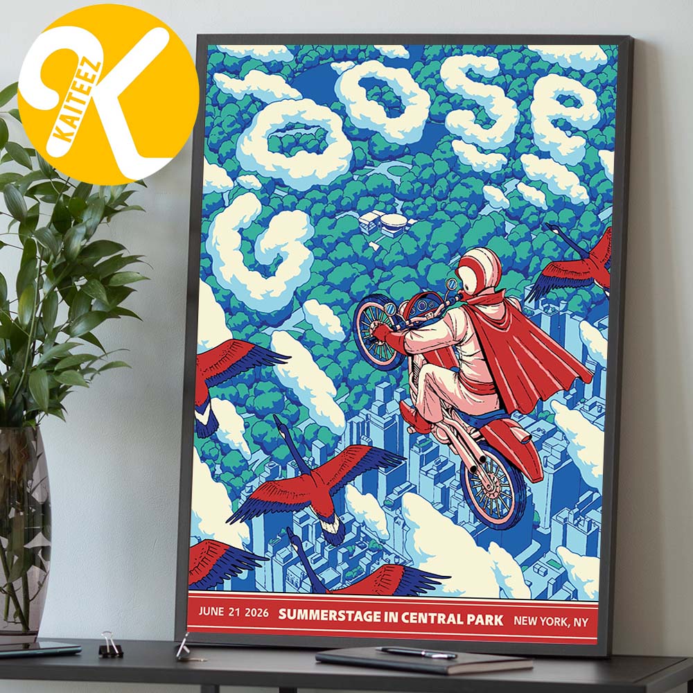 Goose The Band Summerstage In Central Park In New York NY On June 21 2026 Home Decor Poster Canvas