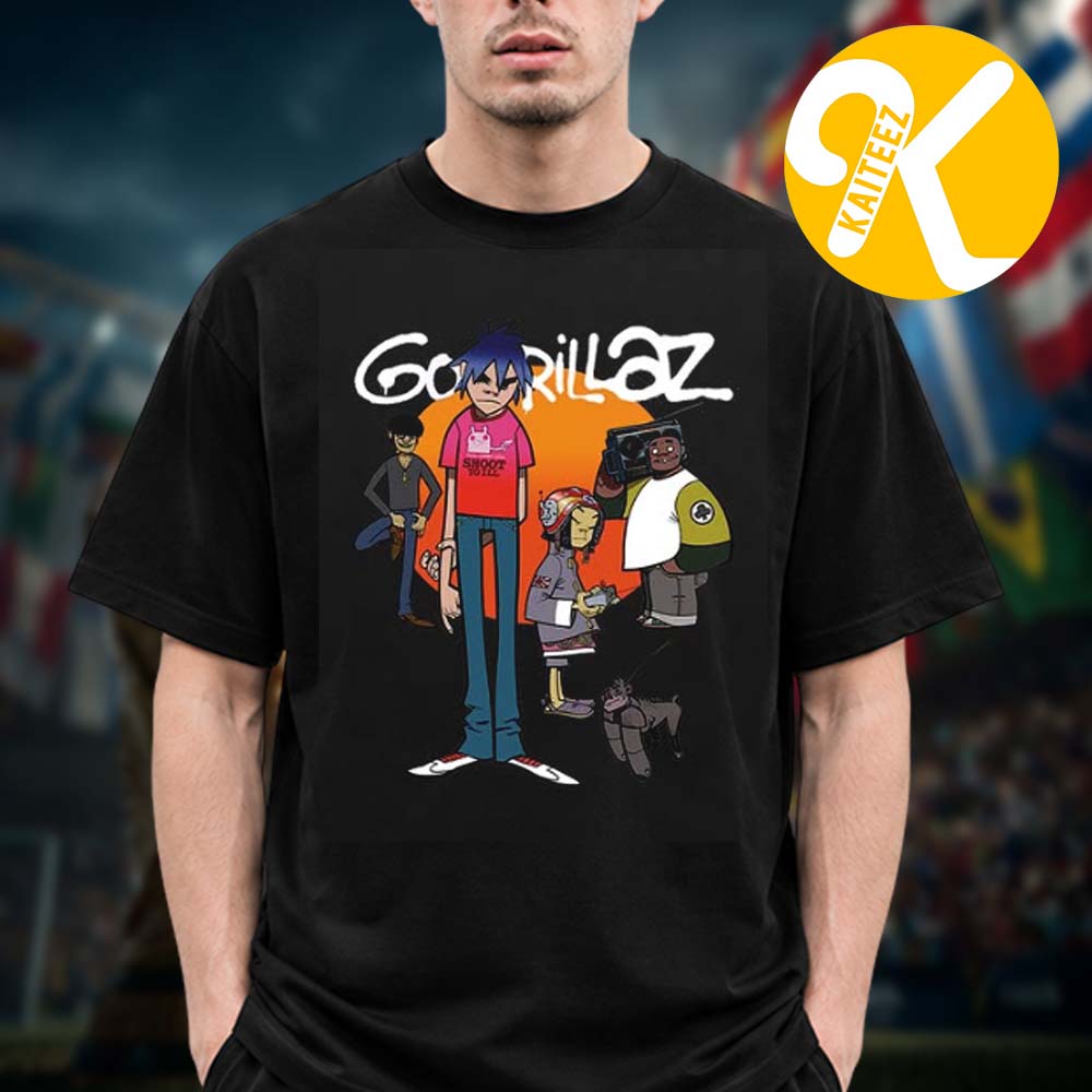 Gorillaz The Mountain Tour Summer 2026 Merch Band Unisex T-Shirt Gorillaz The Mountain Tour Summer 2026 Merch Band Unisex T-Shirt