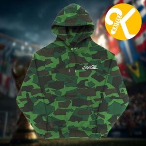 Gorillaz The Mountain Tour Summer 2026 Merch Camo Hoodie Shirt