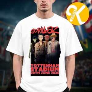 Gorrillaz Event Shirt At Tottenham Stadium On June 20 2026 Unisex T-Shirt