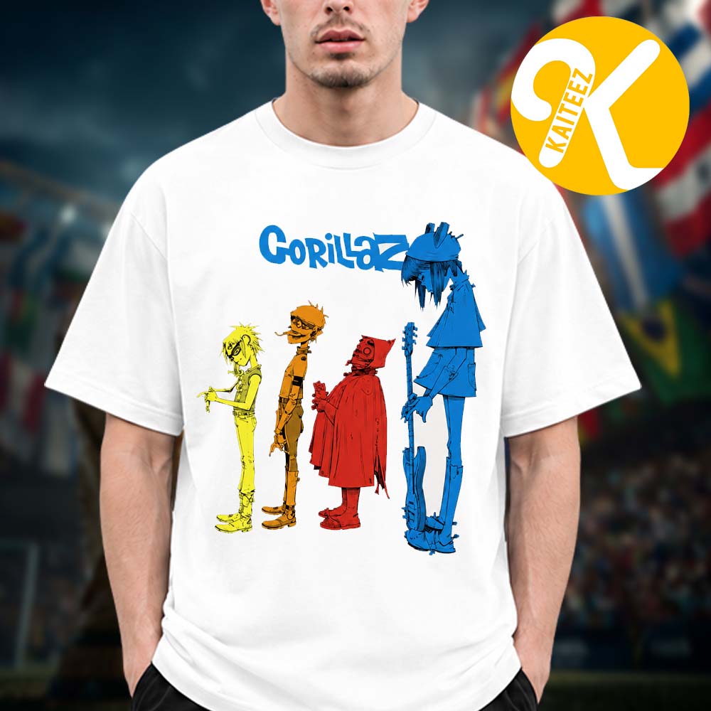 Gorrillaz Merch Tottenham Stadium Graphic Art Unisex T-Shirt Gorrillaz Merch Tottenham Stadium Graphic Art Unisex T-Shirt