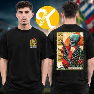 Guns N Roses Amsterdam Event Tee At Ziggo Dome In Amsterdam Netherlands On June 18 2026 Two Sided Unisex T-Shirt