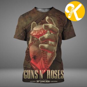 Guns N Roses At Afas Dome In Antwerp Belgium On June 28 2026 All Over Print Shirt