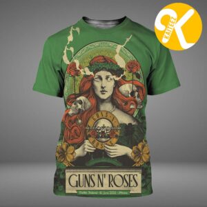 Guns N Roses Poster Show At 3Arena In Dublin Ireland On June 10 2026 All Over Print Shirt