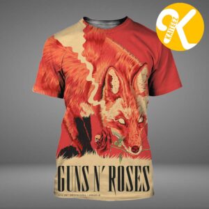 Guns N Roses Poster Show At Download Festival In Donington GB On June 13 2026 All Over Print Shirt