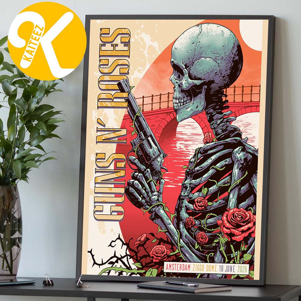 Guns N Roses Poster Show At Ziggo Dome In Amsterdam Netherlands On June 18 2026 Home Decor Poster Canvas Guns N Roses Poster Show At Ziggo Dome In Amsterdam Netherlands On June 18 2026 Home Decor Poster Canvas