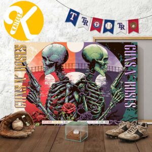 Guns N Roses Poster Show Poster Combined At Ziggo Dome In Amsterdam Netherlands On June 19 20 2026 Home Decor Poser Canvas