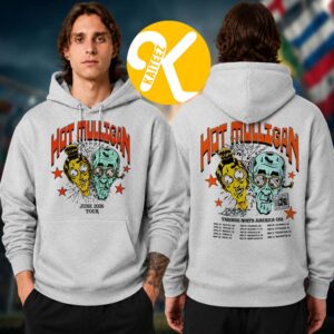 Hot Mulligan Merch North American June Tour 2026 Graphic Grey Unisex Hoodie Shirt