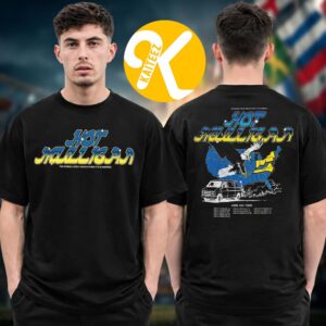 Hot Mulligan Merch North American June Tour 2026 Tour Dates Two Sided Unisex T-Shirt