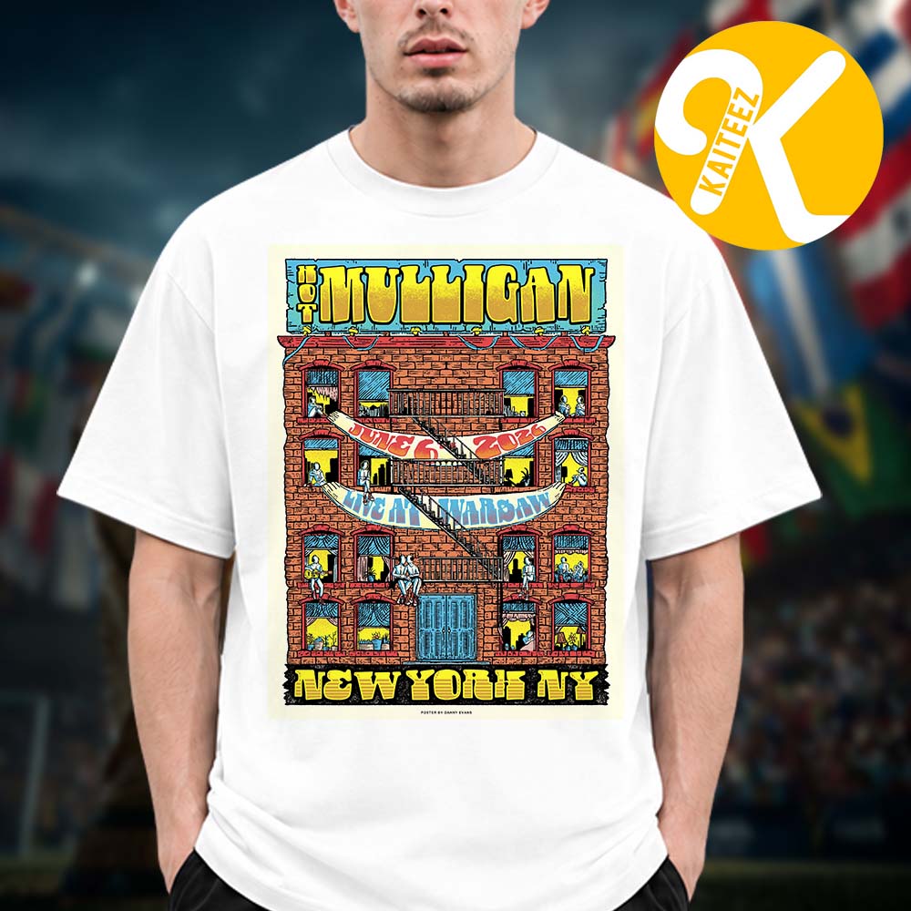 Hot Mulligan Poster Live At Warsaw In New York City On June 6 2026 Unisex T-Shirt Hot Mulligan Poster Live At Warsaw In New York City On June 6 2026 Unisex T-Shirt