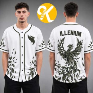 ILLENIUM Merch Electric Forest 2026 Limited Edition Phoenix Baseball Jersey