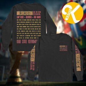 Inkcarceration Festival 2026 Merch In Mansfield OH On July 17 – 19 2026 Ink4Life Line Up Unisex Long Sleeve Tee