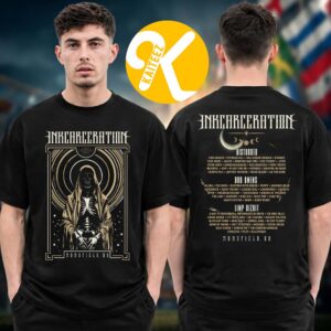 Inkcarceration Festival 2026 Merch In Mansfield OH On July 17 – 19 2026 Night Wish Lineup Two Sided Unisex T-Shirt